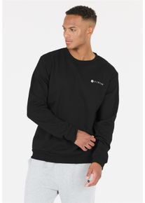 Virtus Herren Sweatshirt "Marten", schwarz, casual, Gr. XL, unifarben, 45% Polyester, 35% Baumwolle, 20% Polyester, Sweatshirts, mit
