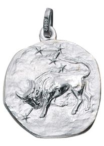 Jobo Damen Sternzeichen-Anhänger "Sternzeichen Stier", Silber 925 (Sterlingsilber), silber, Silber 925 (Sterlingsilber), Schmuckanhänger, 925 Silber
