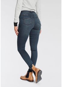 Arizona Damen Skinny-fit-Jeans "Ultra Stretch", blau, modisch, Gr. 44, Denim/Jeans, Obermaterial: 63% Baumwolle, 32% Polyester, 5% Elasthan, Jeans,