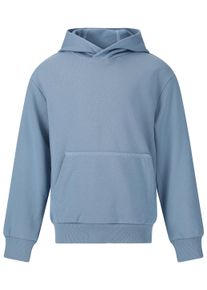 ZIGZAG Herren Kapuzensweatshirt "Arizona", blau, casual, Gr. 128, unifarben, 60% Baumwolle, 40% Polyester, Sweatshirts, mit angenehm weichem