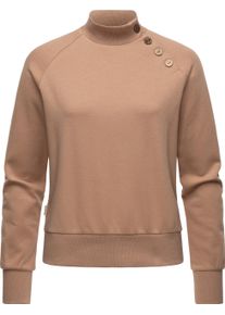 Ragwear Damen Sweatshirt "Majjorka Solid", beige, casual, Gr. 6XL, Sweatware, Material: 70% Baumwolle, 30% Polyester, Sweatshirts, Damen Langarmshirt