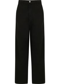 Urban Classics Herren Stoffhose "Urban Classics Herren Carpenter Pants", schwarz, Gr. 34, unifarben, 100% Baumwolle, Hosen