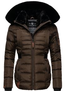 Navahoo Damen Winterjacke "Melikaa", braun, modisch, Gr. XS, Oberstoff: 100% Polyester, Futter: 100% Polyester, Wattierung: 100% Polyester,