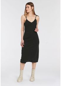 OTTO products Damen Jerseykleid "GOTS zertifiziert -CIRCULAR COLLECTION", schwarz, Basic, Gr. 36, unifarben, clean, Obermaterial: 100% Baumwolle,