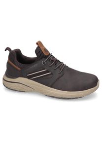 Herren Sneaker, Dockers by Gerli, Gr. 42, braun, Lederimitat, Mesh, casual, Schuhe, Freizeitschuh, Schnürschuh mit weich gepolsterter Innensohle