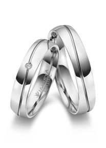 MARRYA Damen Trauring "Edelstahl Ringe Trauringe Eheringe Partnerringe", 56, Edelstahl, silber, Edelstahl, Fingerringe