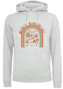 F4NT4STIC Damen Kapuzenpullover "Merry Christmas Cozy Vibes", grau, casual, Gr. XL, Obermaterial: 65% Baumwolle, 35% Polyester, Pullover, Premium