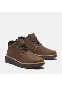 Timberland Damen Schnürboots "HUDSON ROAD MID LACE UP CHUKKA BOOT", Gr. 43,5, braun, Leder, sportlich, Schuhe, Winterstiefel, Schnürstiefel,