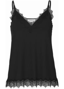 rosemunde Damen Unterhemd "Billie Strap Top", Gr. 40, schwarz, Obermaterial: 90% Polyester, 10% Elasthan, unifarben, casual, Unterhemden,
