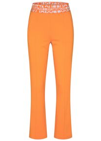 Bugatti Damen Stoffhose, orange, casual, Gr. XXL, 65% Viskose, 30% Polyester, 5% Elasthan, Hosen, mit Bügelfalte