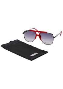Urban Classics Damen Sonnenbrille "Urban Classics Unisex Sunglasses Saint Tropez", rot, Brillen