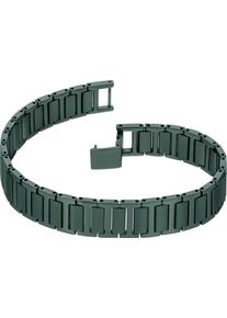 Calvin Klein Herren Armband "STRUCTURED LINKS, 35100030, 35100031", Edelstahl, grün, Edelstahl, Armbänder