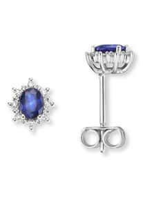 Vivance Damen Paar Ohrhänger, Damen, 0.05 ct mit Diamant, Diamanten, silber, Diamanten, Ohrringe, Damen Gold Schmuck