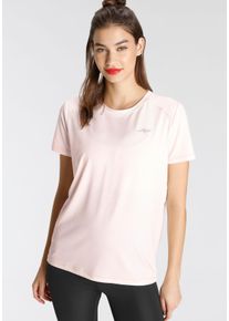 Kangaroos Damen Trainingsshirt, rosa, sportlich, Gr. 32, Jersey, Obermaterial: 95% Polyester, 5% Elasthan, Shirts, Kurzarm, hüftbedeckend, unifarben,