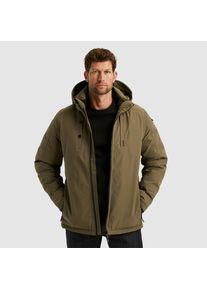 PME-Legend PME LEGEND Herren Outdoorjacke "Semi long jacket STEARPACKER Ottoman", braun, casual, Gr. S, unifarben, Web, Obermaterial: 100% Polyester, Jacken,