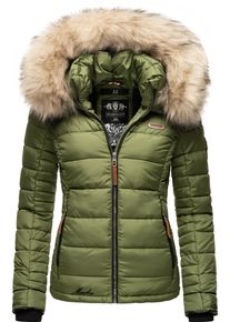 Marikoo Damen Winterjacke "Lerikaa", grün, elegant, Gr. XXL, Oberstoff: 100% Polyester, Futter: 100% Polyester, Wattierung: 100% Polyester,