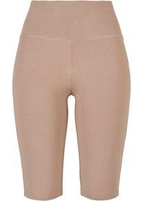 Urban Classics Damen Radlerhose "Urban Classics Damen Ladies Organic Stretch Jersey Cycle Shorts", grau, Gr. XS, unifarben, 95% Baumwolle, 5%