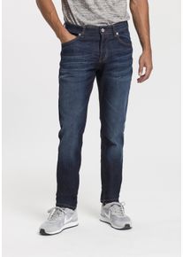 Bruno Banani Herren Comfort-fit-Jeans "Floyd", blau, Basic, Gr. 30, Denim/Jeans, Obermaterial: 82% Baumwolle, 16% Polyester, 2% Elasthan, Jeans,