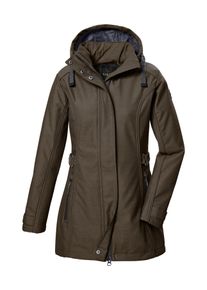 G.I.G.A. by Killtec Damen Softshellparka "GW 22 WMN SFTSHLL PRK", grün, sportlich, Gr. 44, G.I.G.A. DX BY KILLTEC, Oberstoff: Oberseite: 100% Polyester, Rückseite: 100%
