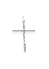 Vivance Damen Ketten-Anhänger "0,15 ct Diamant Brillant Anhänger aus 585 Weißgold", 0.15 ct mit Diamant, Weißgold 585-Gold, silber, Weißgold 585,