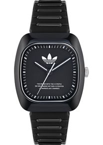 Damen Quarzuhr "RETRO WAVE TWO", schwarz, adidas originals, Armbanduhren, Armbanduhr, Herrenuhr, Damenuhr, unisex, Kunststoffarmband