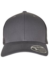 Flexfit Damen Trucker Cap "Flexfit Unisex 110 Flexfit Melange Trucker", grau, casual, unifarben, 60% Baumwolle, 40% Polyester, Caps