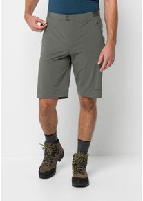 Jack Wolfskin Herren Outdoorhose "PRELIGHT SHORT M", grün, Gr. S, OBERSTOFF 84% POLYAMID, 16% ELASTHAN FUTTER 89% POLYESTER, 11% ELASTHAN, Hosen