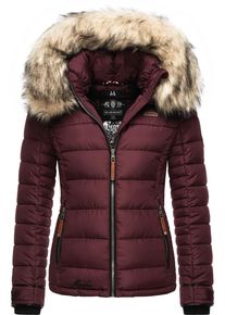 Marikoo Damen Winterjacke "Lerikaa", rot, elegant, Gr. M, Oberstoff: 100% Polyester, Futter: 100% Polyester, Wattierung: 100% Polyester, Ärmelfutter: