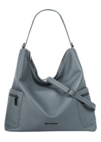 Betty Barclay Damen Umhängetasche, blau, Kunstfaser, unifarben, leicht glänzend, Taschen