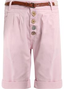 DEF Damen Stoffhose "DEF Damen Shorts", rosa, Gr. XS, unifarben, 97% Baumwolle, 3% Elasthan, Hosen