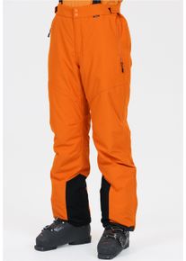 WHISTLER Herren Skihose "Drizzle", orange, sportlich, Gr. M, unifarben, 100% Polyester, Hosen, mit wasserabweisenden Eigenschaften und funktionalen