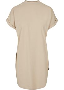 Urban Classics Damen Shirtkleid "Urban Classics Damen Ladies Rainbow Tee Dress", beige, klassisch, Gr. 4XL, 100% Baumwolle, Kleider