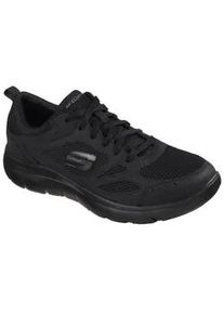 Sneaker Skechers "Summits-South Rim" Gr. 46, schwarz Herren Schuhe im modernen Materialmix, Freizeitschuh, Halbschuh, Schnürschuh