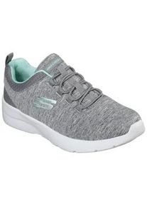 Slip-On Sneaker Skechers "DYNAMIGHT 2.0-IN A FLASH" Gr. 35, grau (grau, mint) Damen Schuhe Slipper, Freizeitschuh, Komfortschuh für Maschinenwäsche geeignet