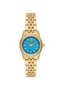 Quarzuhr Michael Kors "PETITE LEXINGTON" Armbanduhren goldfarben Damen Armbanduhr, Damenuhr, Edelstahlarmband, analog, Glassteine