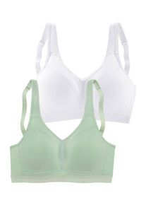 Petite Fleur Soft-BH grün Gr. 100B. Ohne Bügel. Nachhaltig.