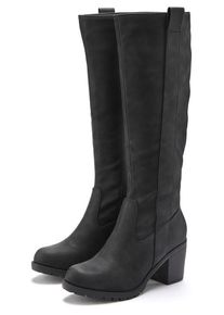 Lascana Weitschaftstiefel schwarz Gr. 37 für Damen