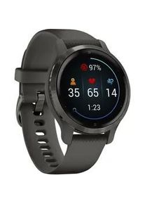 Smartwatch Garmin "Venu 2S" Smartwatches grau (dunkelgrau) 25 vorinstallierten Sport-Apps