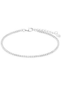 Tennisarmband Amor "Classiv Silver, 2026015" Armbänder Gr. Silber 925 (Sterlingsilber), bunt (silberfarben, weiß, weiß) Damen mit Zirkonia (synth.)