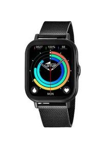 Smartwatch Lotus "50046/1" Smartwatches schwarz Smartwatch Armbanduhr, Herrenuhr, Edelstahlarmband, Schrittzähler, Geschenkidee