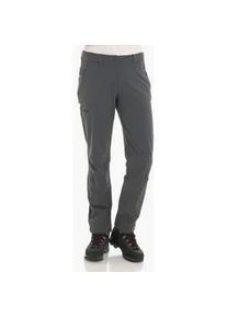 Schöffel Outdoorhose SCHÖFFEL "Pants Engadin1" Gr. 80, Normalgrößen, grau (graphit) Damen Hosen