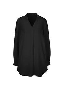 Longbluse Heine Gr. 48, schwarz Damen Blusen