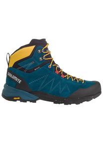 Wanderschuhe Dolomite Crodarossa Leather High GTX Herren (Gr 44,5 |blau |wasserdicht)