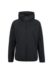 Stoic MerinoFleece335 MMXX Lulea Zip Hoody Fleecejacke Damen (Gr L |schwarz)