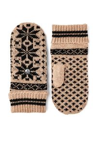 Hestra Nordic Junior Mitt Handschuhe Kinder Alltag (Gr 5 |beige)