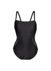 arena Mesh Panels Swimsuit Closed Back Badeanzug Damen (Gr 44 |schwarz)