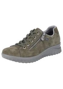 Sneaker Rieker Gr. 41, grün (khaki) Damen Schuhe Outdoorschuh, Halbschuh, Schnürschuh mit TEX-Membran