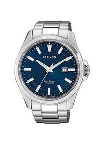 Solaruhr Citizen "BM7470-84L" Armbanduhren silberfarben Herren Armbanduhr, Herrenuhr, Titan