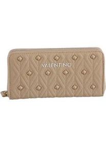 Geldbörse Valentino BAGS "JOIA" beige Kleinlederwaren Geldbeutel Damenbörse Portemonnaie Zip Around Börse