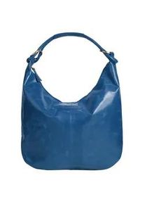 Shopper Bruno Banani Gr. B/H/T: 40cm x 33cm x 4cm onesize, blau Damen Taschen echt Leder